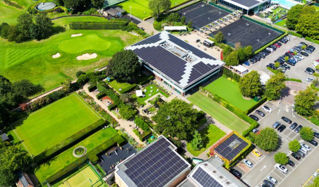 Solar and renewable energy for sports and leisure buildings